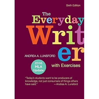 EVERYDAY WRITER WITH EXERCISES 5TH EDITION Ebook Epub