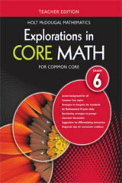 EXPLORATIONS IN CORE MATH GRADE 6 Ebook Epub