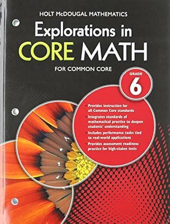 EXPLORATIONS IN CORE MATH GRADE 6 Ebook Epub