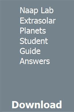 EXTRASOLAR PLANETS NAAP ANSWERS Ebook Reader
