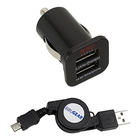 EZOPower Micro USB Retractable Vehicle Charger Kindle Editon