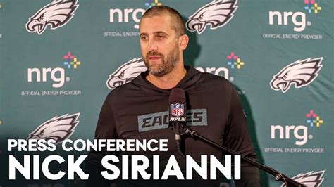 Eagles vs Falcons: Sirianni Postgame Press Conference