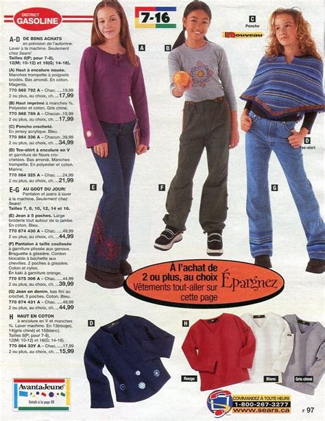 Early 2000s Sears Catalog Langrie Models
