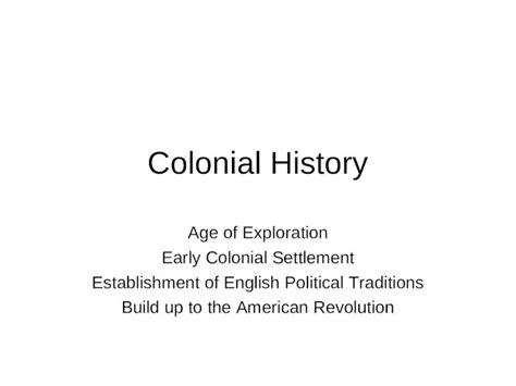 Early History and Establishment