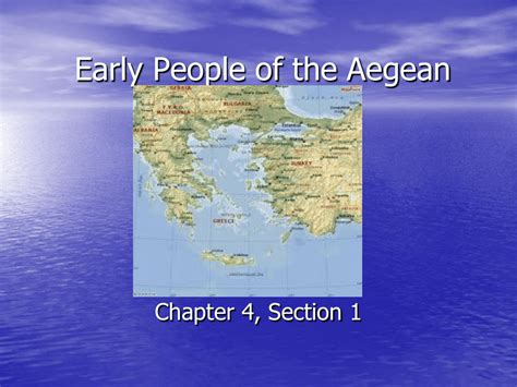 Early People Of The Aegean Answers Reader