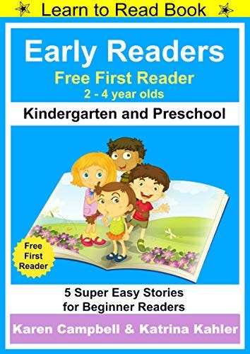 Early Readers First Learn to Read Book Kindergarten and Preschool 5 Super Easy Stories for Beginner Readers