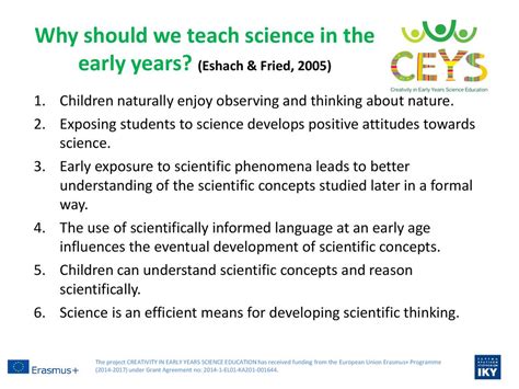 Early exposure to advanced concepts: