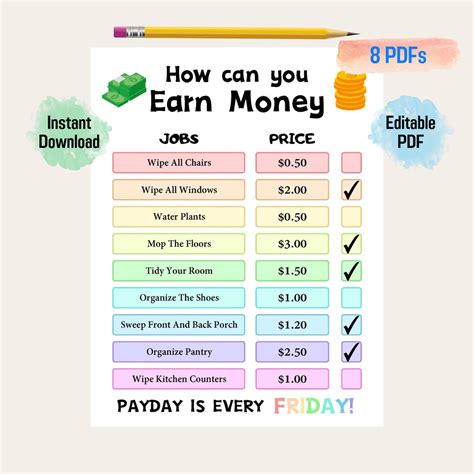 Earn money to help pay for school: