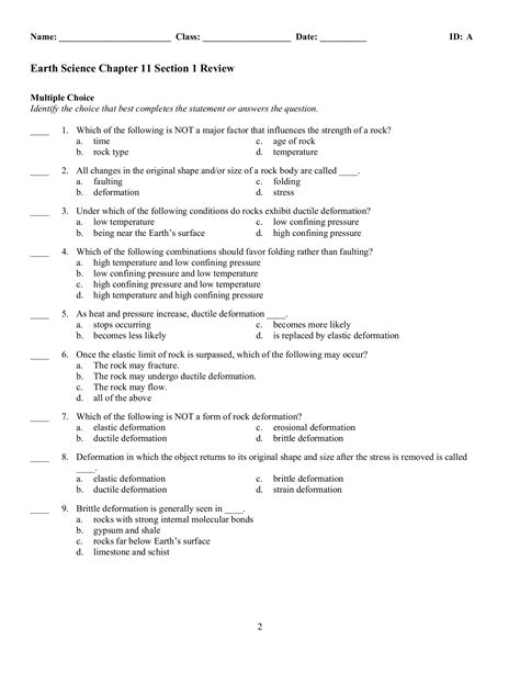 Earth Science 11 Review Questions Answer Key Epub