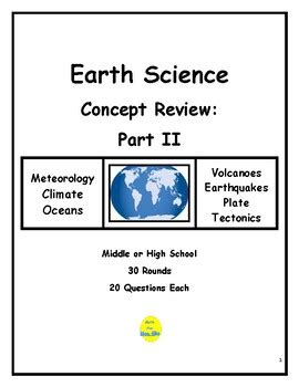 Earth Science Concept Review Answers PDF