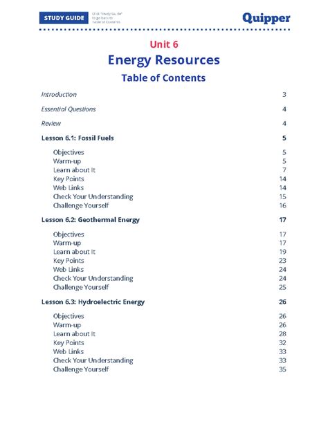 Earth Science Energy Resources Study Guide Answers Doc