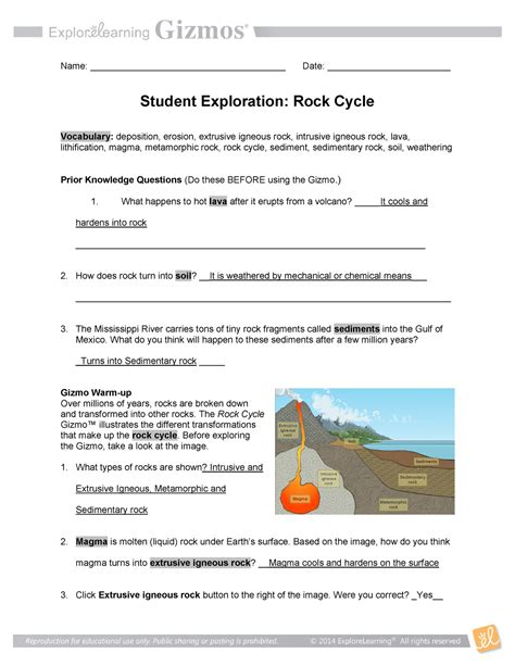 Earth Science If8755 Answer Key Rock Cycle Kindle Editon