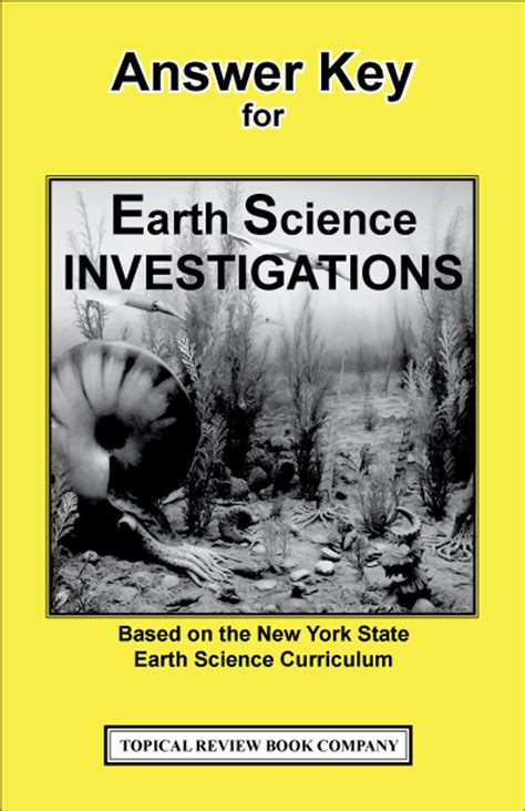 Earth Science Investigations Lab Workbook Answer Key Ebook Doc
