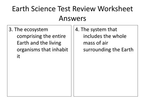 Earth Science Review Answers Reader