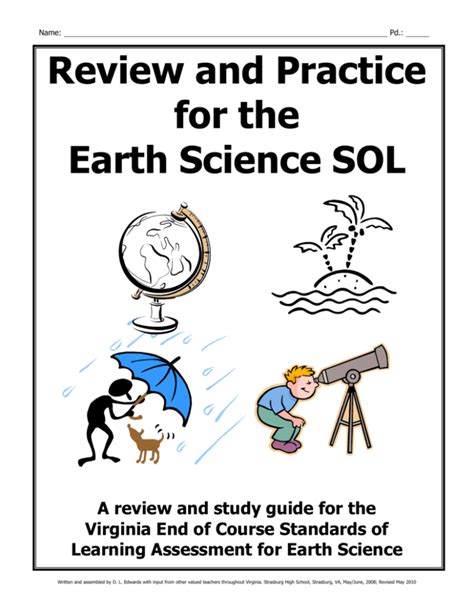Earth Science Sol Review Edwards Answer Key Kindle Editon