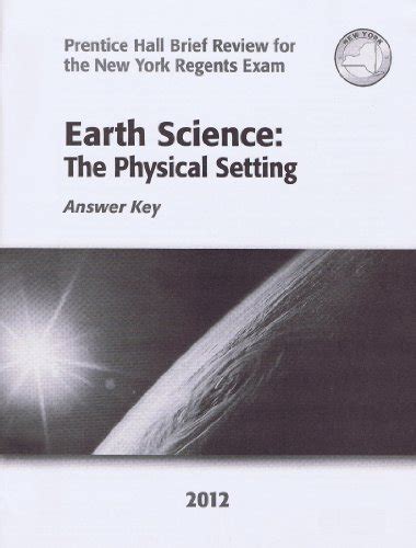 Earth Science The Physical Setting Review Book Answer Key Kindle Editon