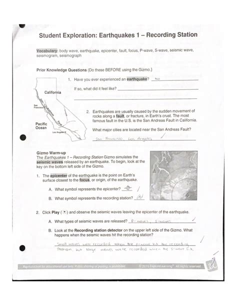 Earthquakes Guided And Study Answer Key Kindle Editon