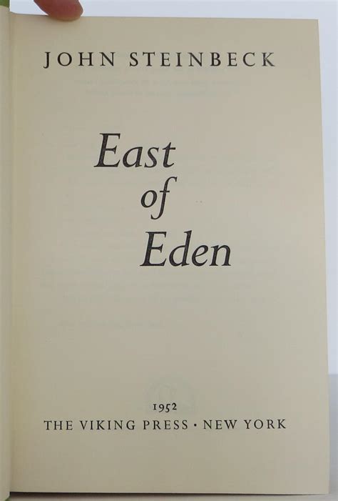 East of Eden Publisher Viking Doc