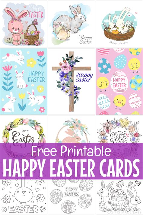 Easter Cards Free Printable