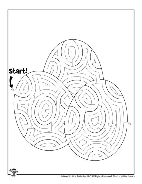 Easter Printable Mazes