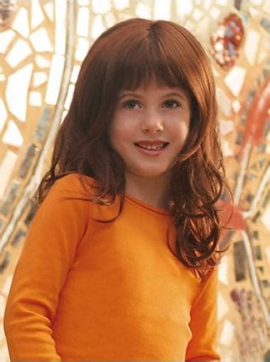 Easy Auburn Curly Long Kids Wigs VS 2025