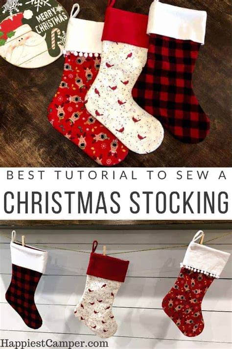 Easy Christmas Stocking Pattern from Sew4Home