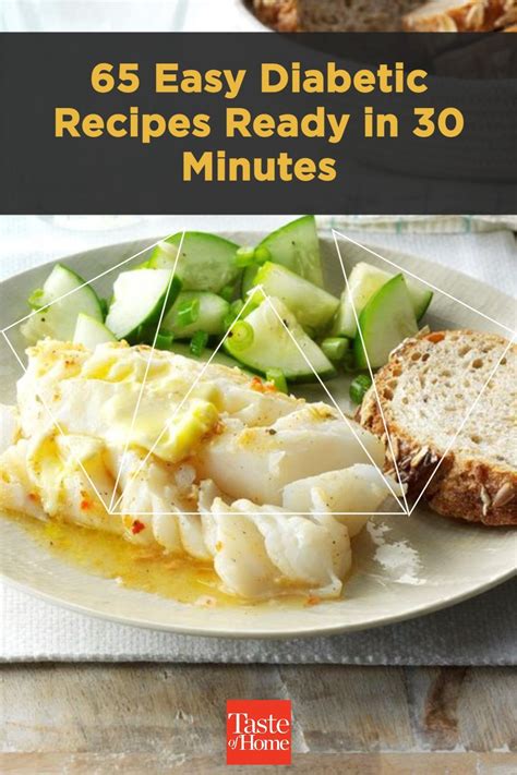 Easy Diabetic Recipes Delicious and Healthy Meals in Minutes Reader