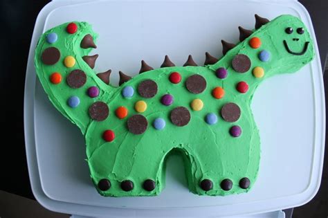 Easy Dinosaur Cake Template