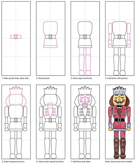 Easy Nutcracker Drawing for Beginners: Step-by-Step Guide