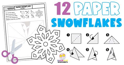 Easy Paper Snowflakes For Kindergarten Printable