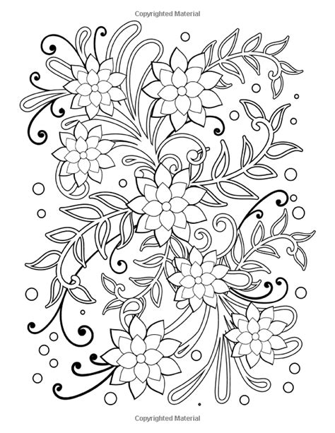Easy coloring for adults Stress Relieving Floral Designs Simple FlowersStress Relief Coloring BookGarden DesignsFloral coloring book Adult coloring books for Adults Volume 3 Reader