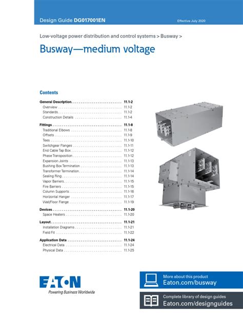 Eaton Bus Duct Catalogue