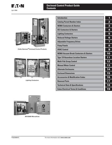 Eaton Cutler Hammer Catalog