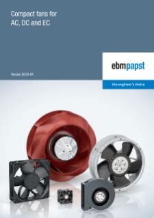 Ebm Papst Catalogue