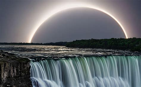 Eclipse 2024: A Celestial Spectacle Over Niagara Falls