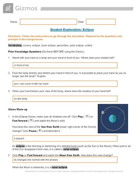 Eclipse Gizmo Answer Epub