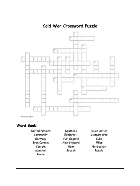 Eclipsecrossword Cold War Answers PDF