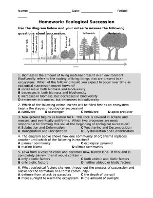 Ecological Succession Answers PDF