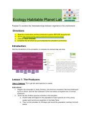 Ecology Of Organisms Lab Answer Key Epub