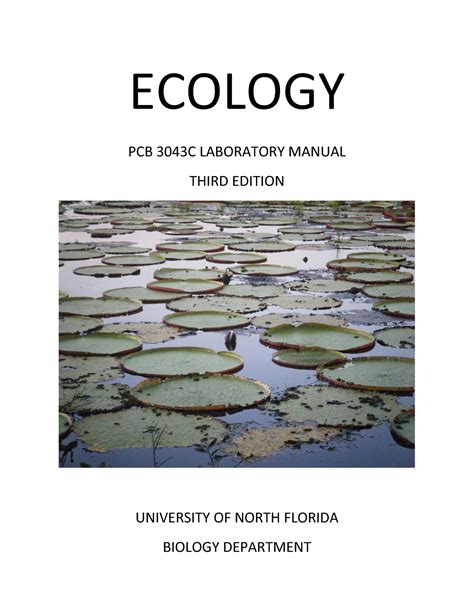 Ecology-Lab.Activities Manual Doc