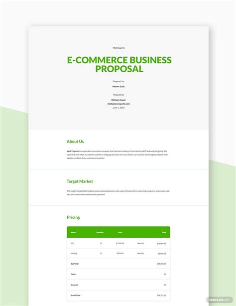 Ecommerce Rfp Template
