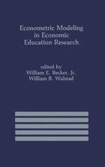 Econometric Modeling in Economic Education Research Doc