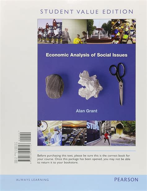 Economic Analysis of Social Issues Student Value Edition Plus MyLab Economics with Pearson eText 1-Semester Access Access Card Package PDF