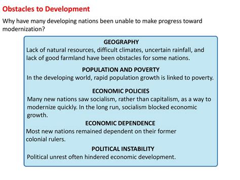 Economic Development in New Nations (Cultural and Personal Obstacles) PDF