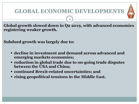 Economic Developments