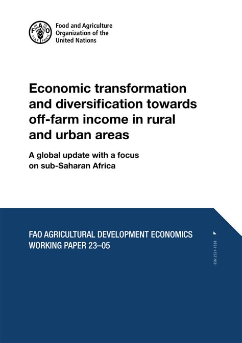 Economic Diversification in Rural Areas : A Review of Processes with Special Reference to Gujarat Reader