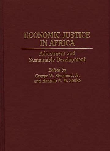 Economic Justice in Africa Adjustment and Sustainable Development Epub