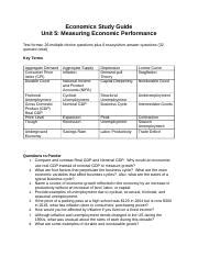 Economic Performance Unit Test for Evaluating Economic Growth and Stability