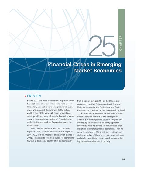 Economic and Financial Crises in Emerging Market Economies Epub