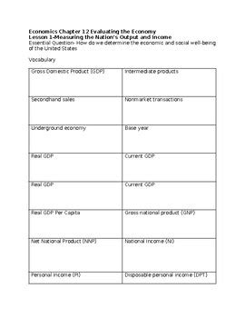 Economics 1 Lesson 7 Handout 12 Answers Kindle Editon